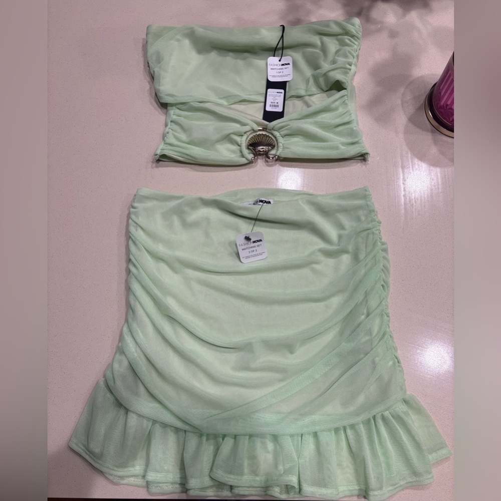 Mint Green two piece set